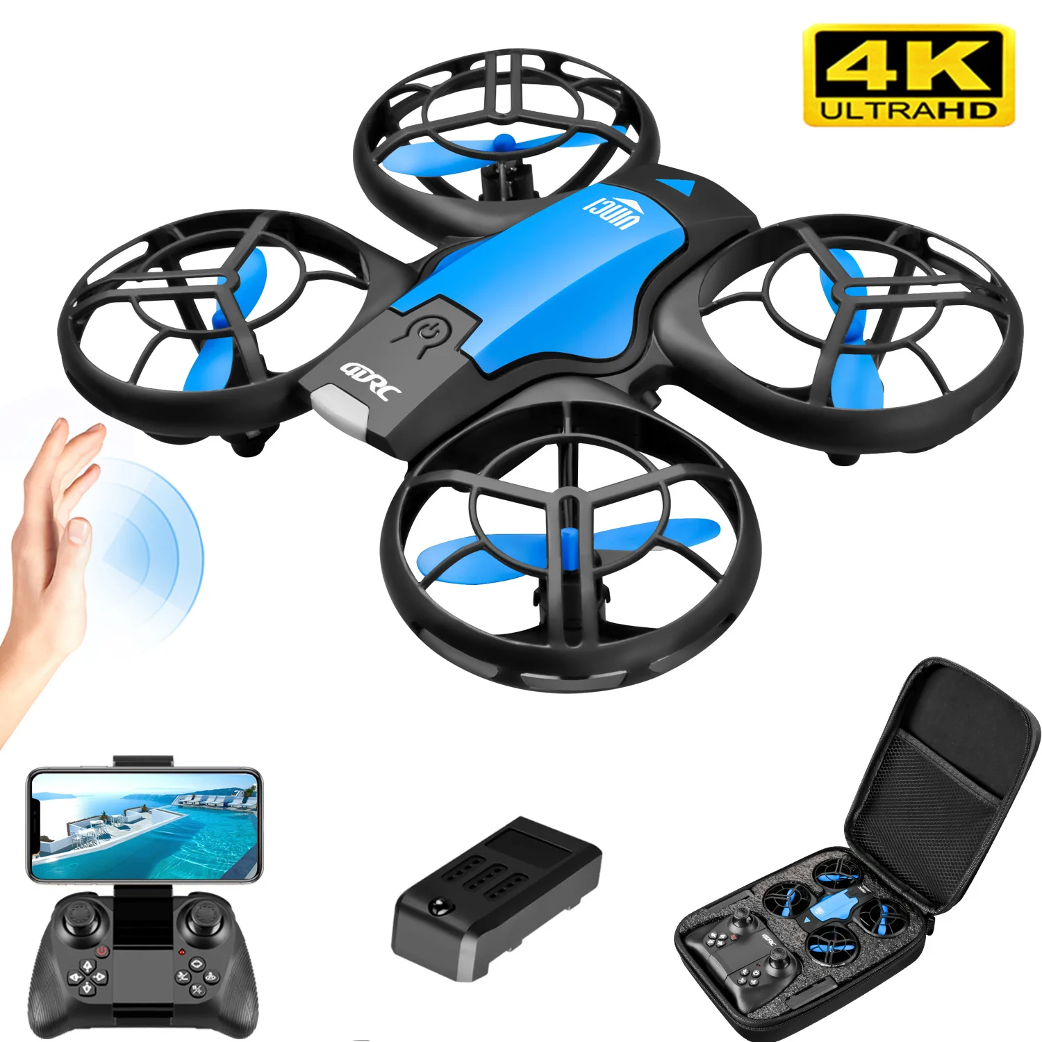 Drone Camera Professional - V8 Nieuwe Mini Drone 4K Professionele
