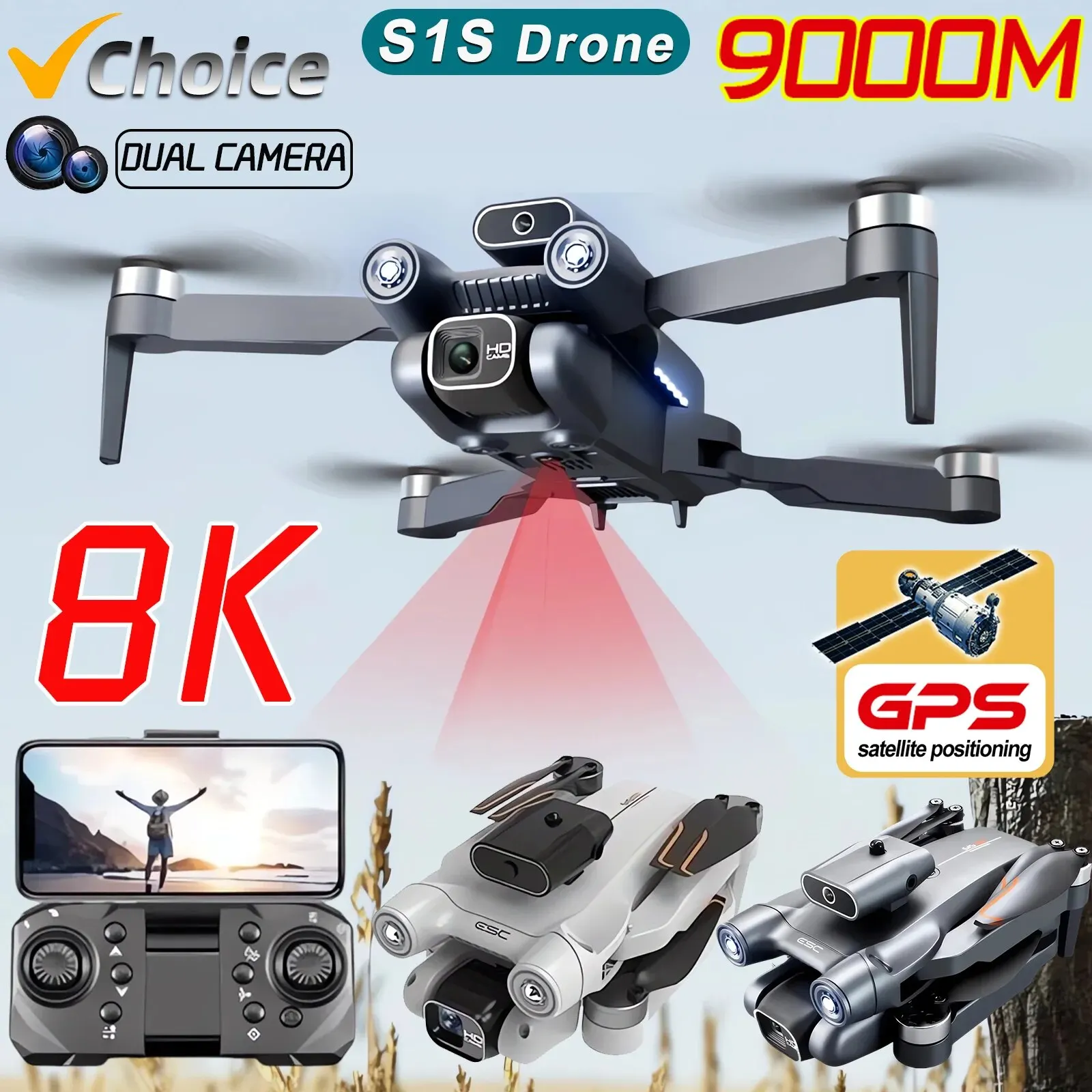 Drone Camera Professional - Nieuwe S 1S 5G Gps Drone