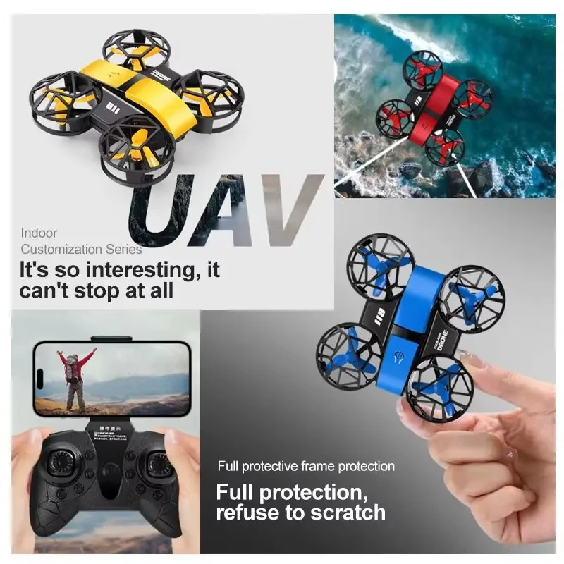 Drone Camera 4K - D12 Mini Drone 4k Professionele HD