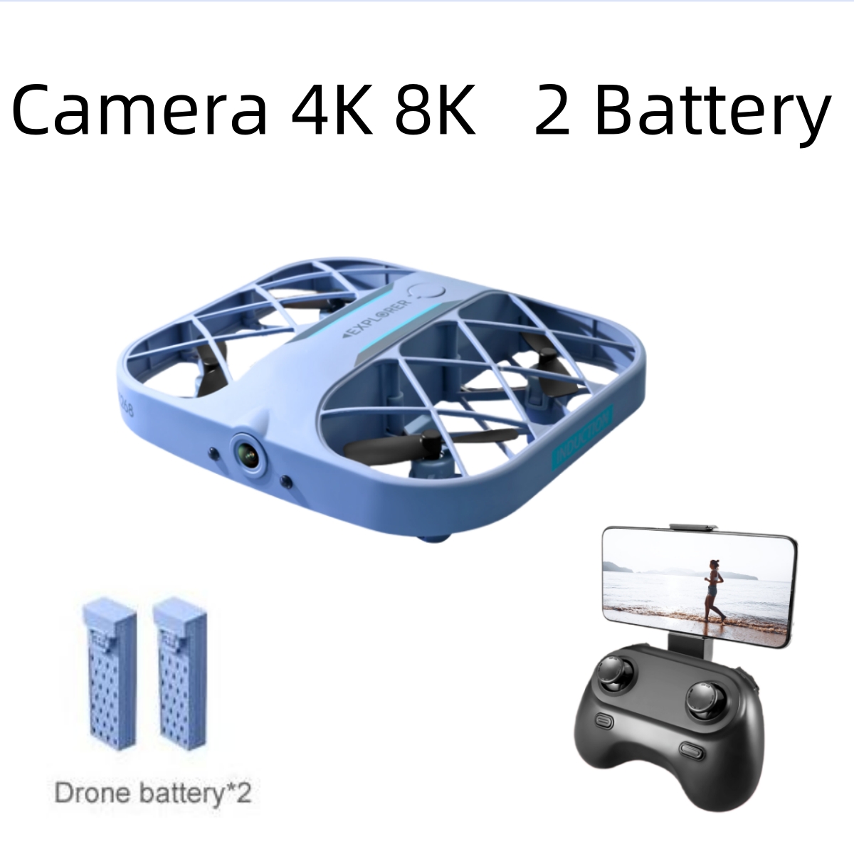 Drone Camera 4K - JJRC H107 FPV RC Drone met