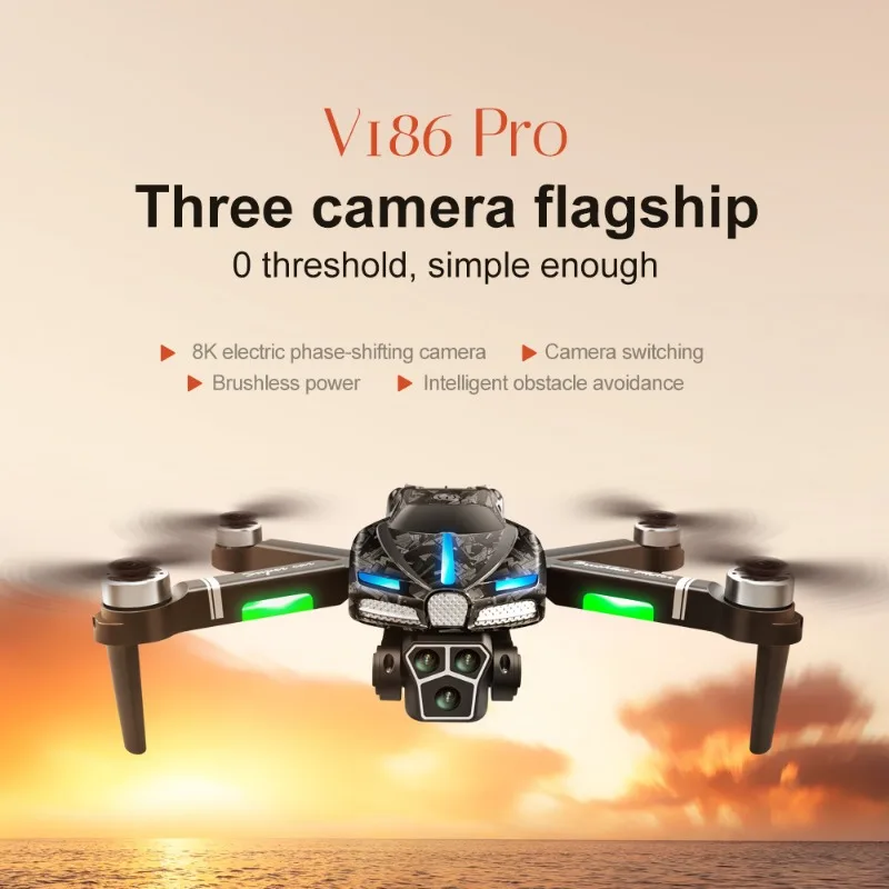Nieuwe V186 Pro Drone Professi - Drone Camera With Gimbal recensie en prijs