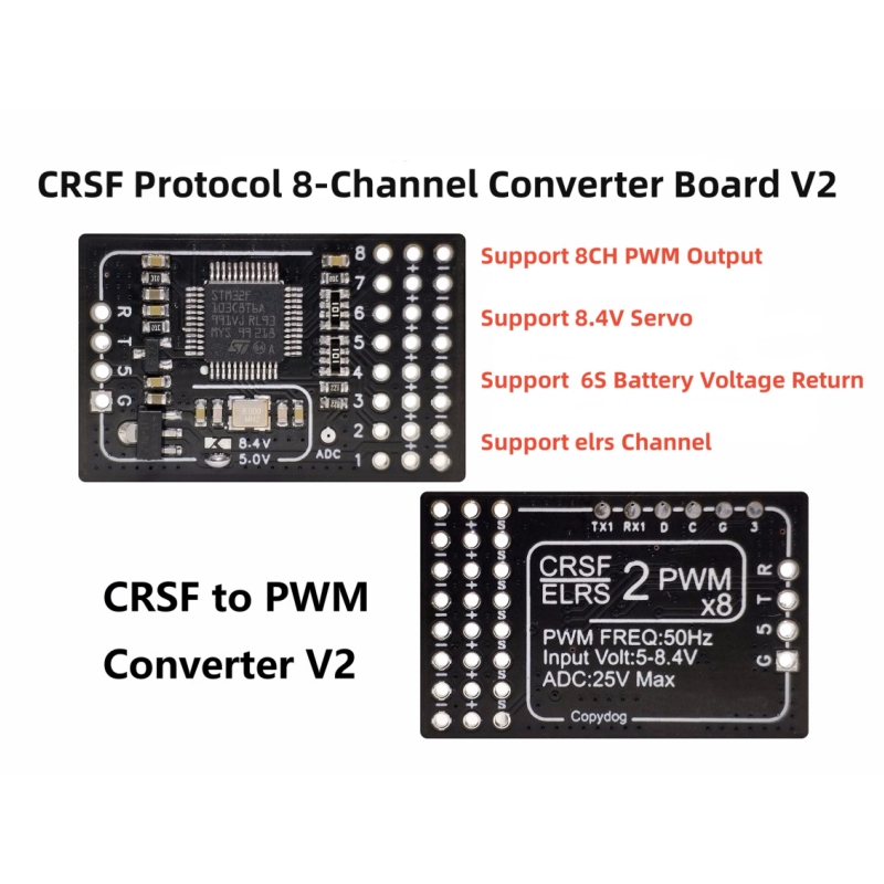 TBS Crossfire ELRS naar PWM Co - Tbs Fpv Crossfire recensie en prijs