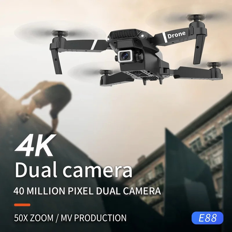 E88 ProIntelligent Opvouwbare  - Drone Camera 4K recensie en prijs