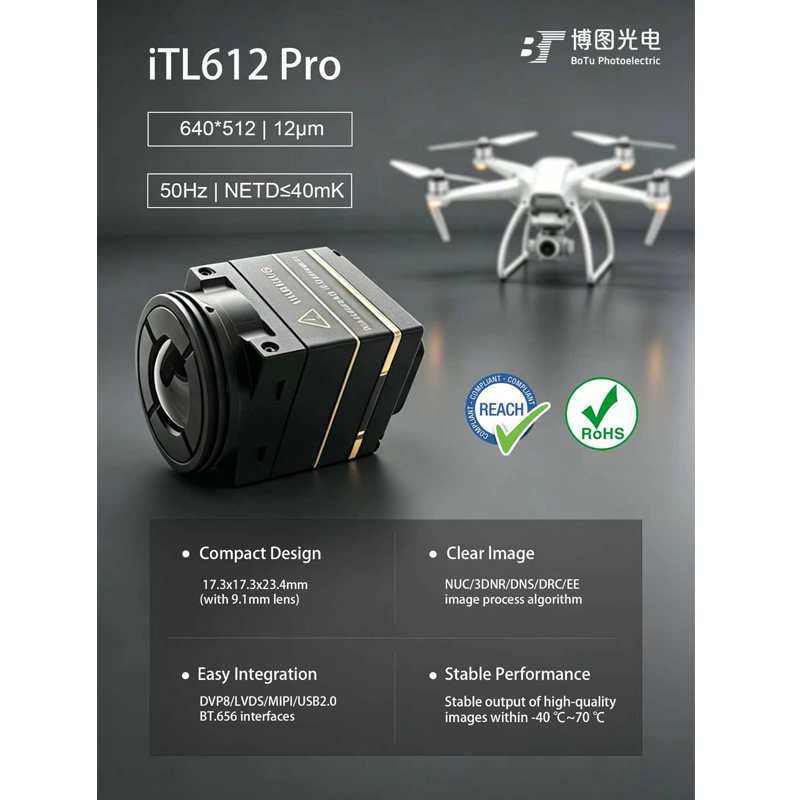 Itl612 CVBS Mini 640*512 9.1mm - Drone Camera Night Vision recensie en prijs