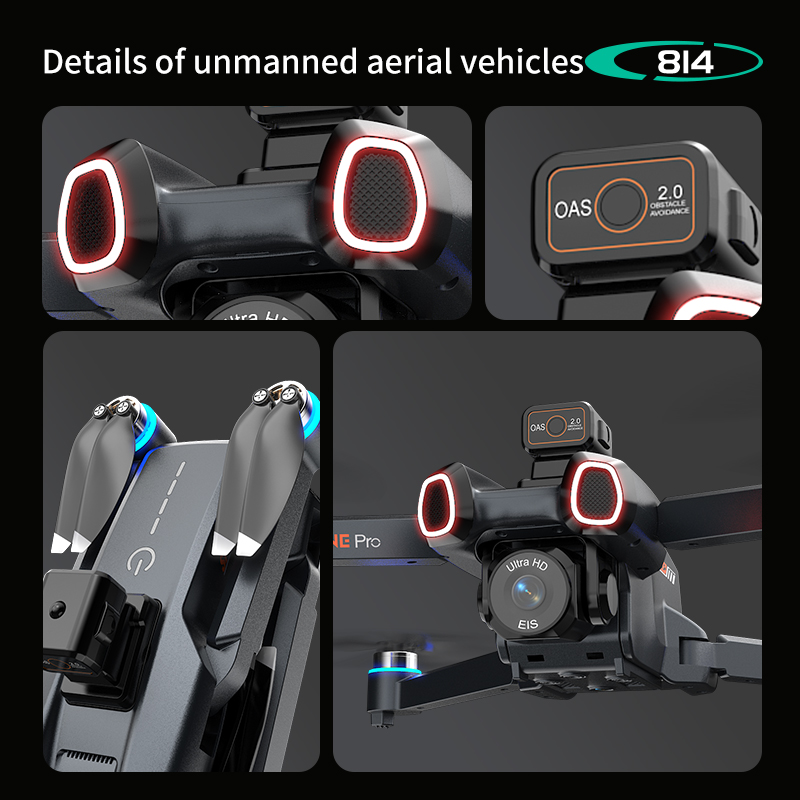 814 drone profissional 4K HD C - Drone Camera With Gimbal recensie en prijs