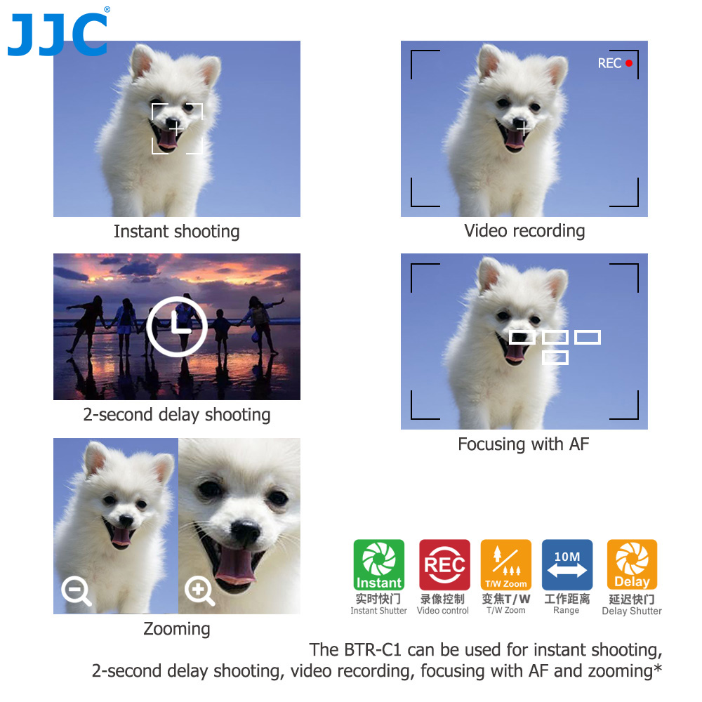 JJC BR-E1 Bluetooth-afstandsbe - Canon Camera Eos R8 recensie en prijs
