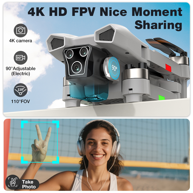 NIEUWE Hot L017 Pro Drone Bors - Drone Camera With Gimbal recensie en prijs