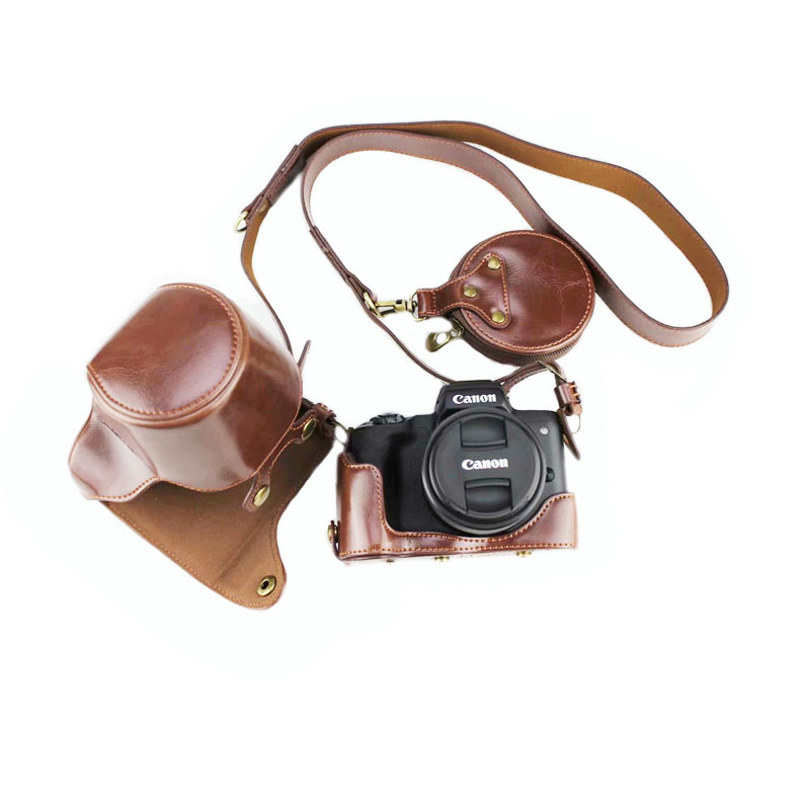 Luxe Camera Video Tas PU Leder - Canon Camera Eos M50 Mark Ii recensie en prijs